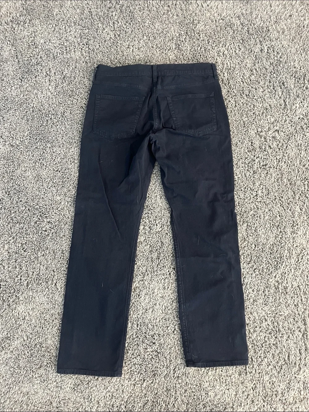 J. Crew Men's Dark Navy Straight Jeans